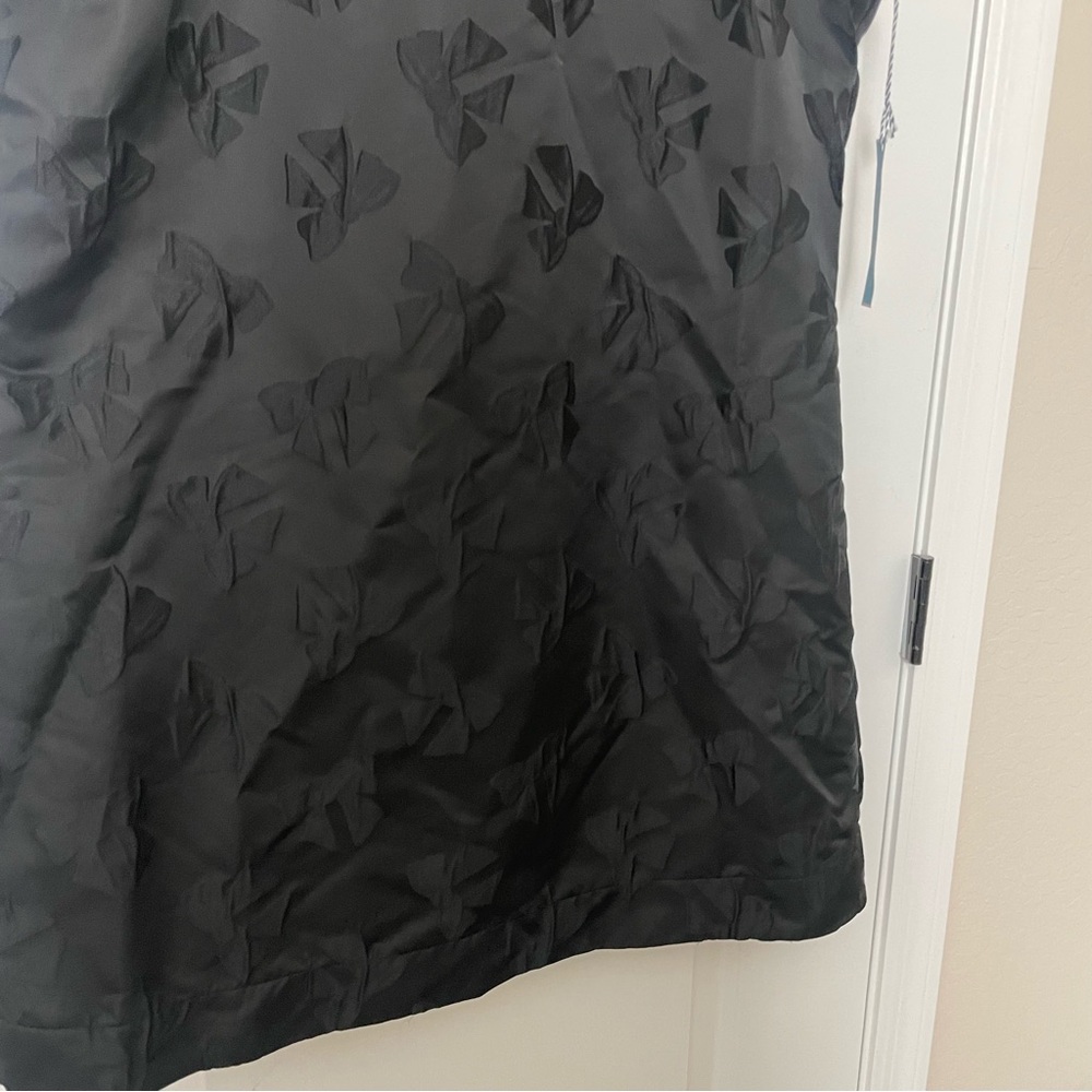 NEW Draper James Black Bow Jacquard Dress - Picture 8 of 16